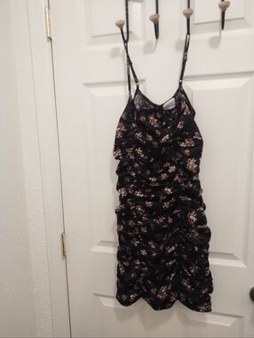 Skylar + Madison Black Floral Dress